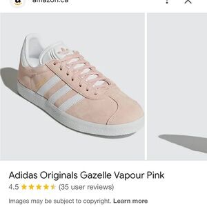 Adidas vapour pink gazelle